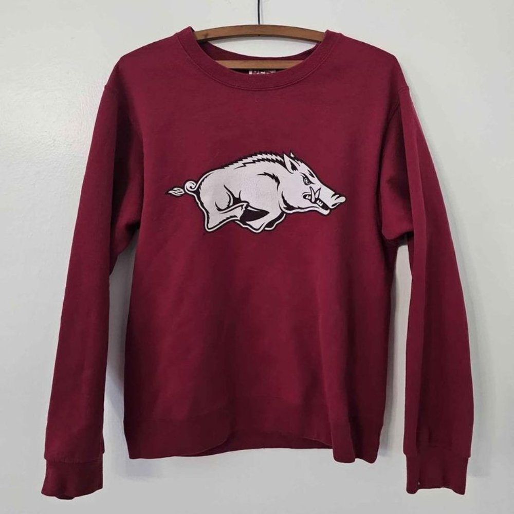 Vintage Arkansas Razorbacks Sweatshirt Size Small